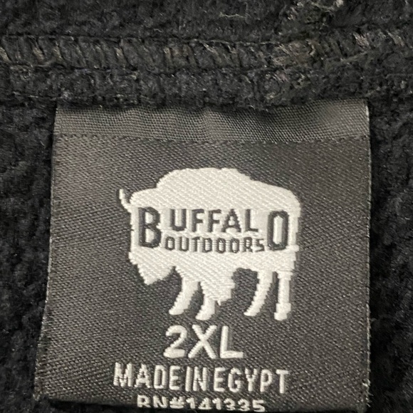 Buffalo Outdoors Men’s 2XL Hoodie Sweatshirt Pullover USA American Flag - Picture 5 of 16